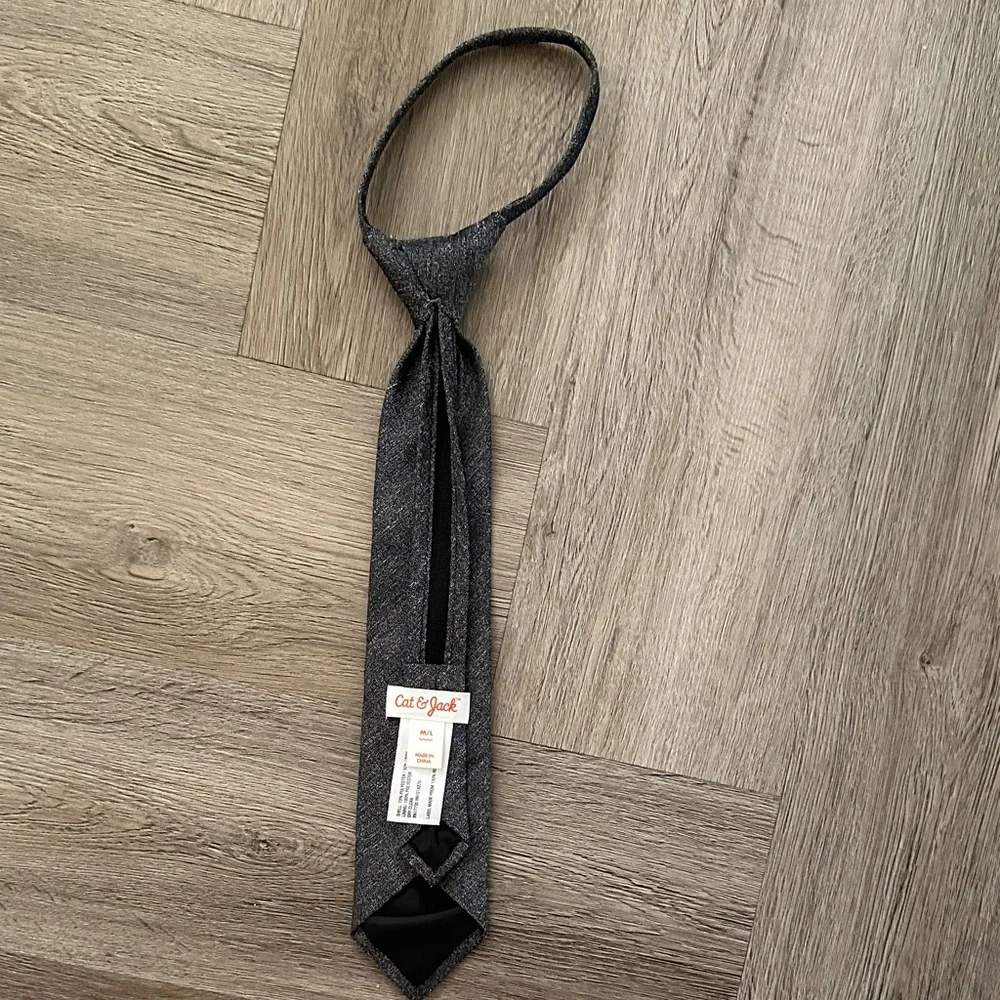 Cat & Jack Gray Kids Tie